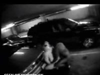 Съемка порно скрытой камерой на парковке